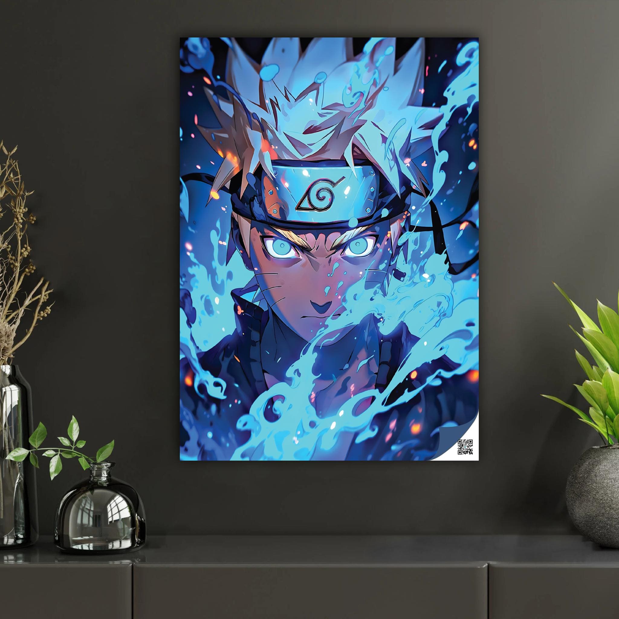 Fiery Determination | Interactive AR Anime Print