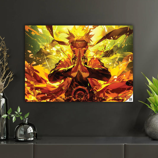 Fiery Meditation | AR Anime Art Print
