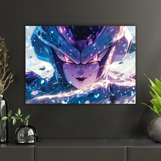 Frieza’s Ice-Cold Stare | Interactive AR Anime Art Print