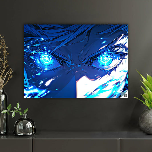 Gojo's Luminous Resolve | Interactive AR Art Print