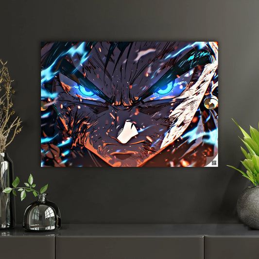 Goku’s Determination | Interactive AR Anime Art Print