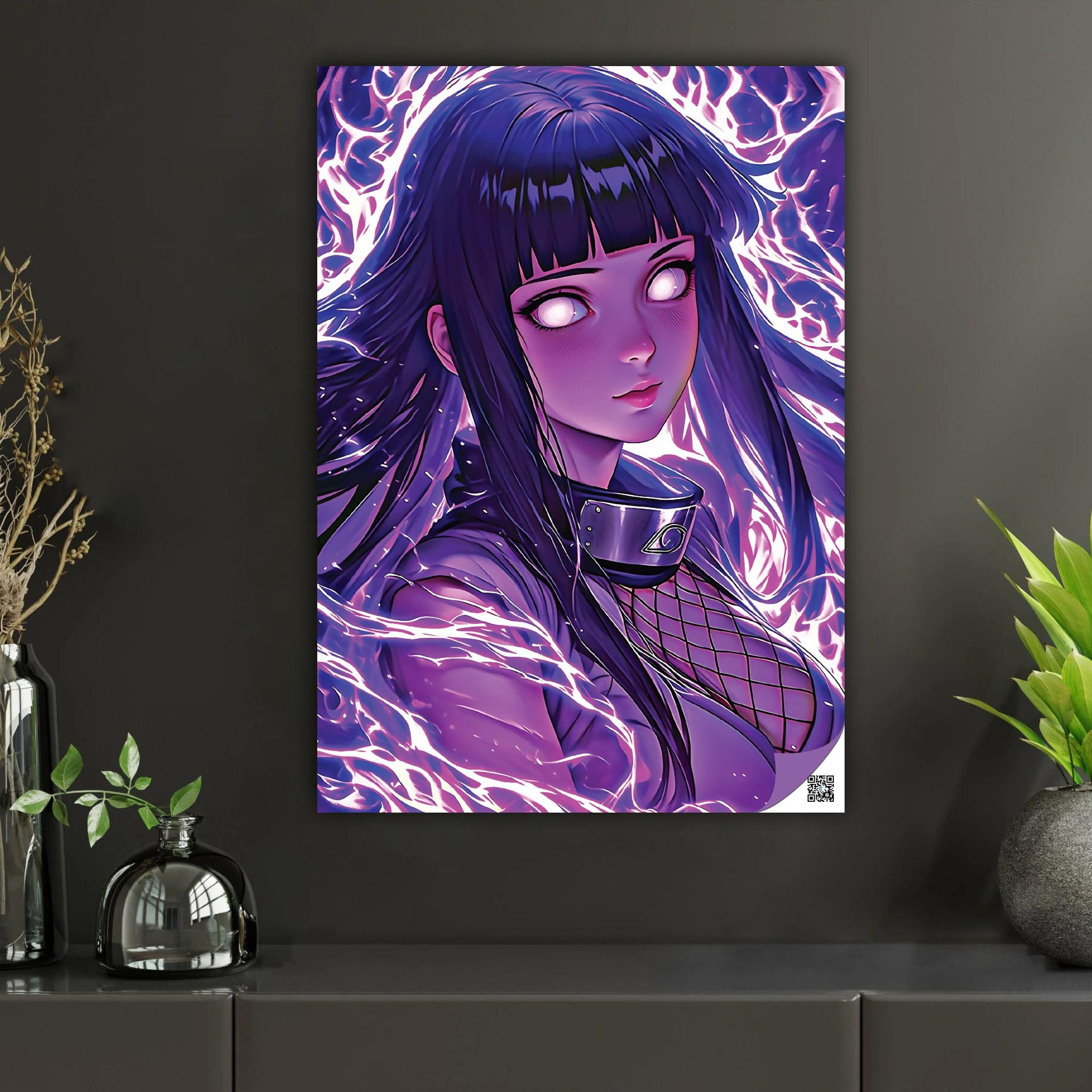 Hinata’s Radiant Aura | Interactive AR Anime Wall Art