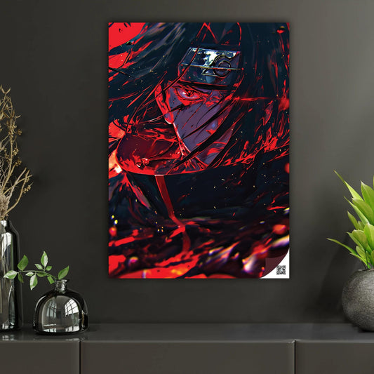 Itachi’s Eternal Flame | Interactive AR Anime Print