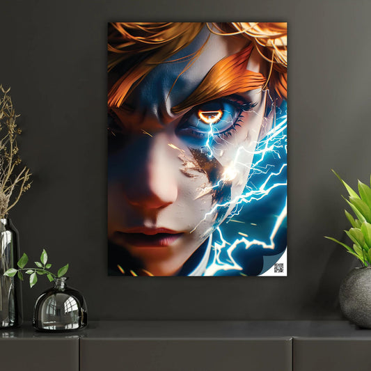 Lightning’s Strike | Interactive Augmented Reality Anime Print