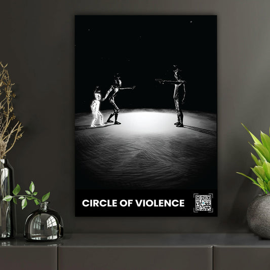 Circle of Violence | Interactive AR Art Print