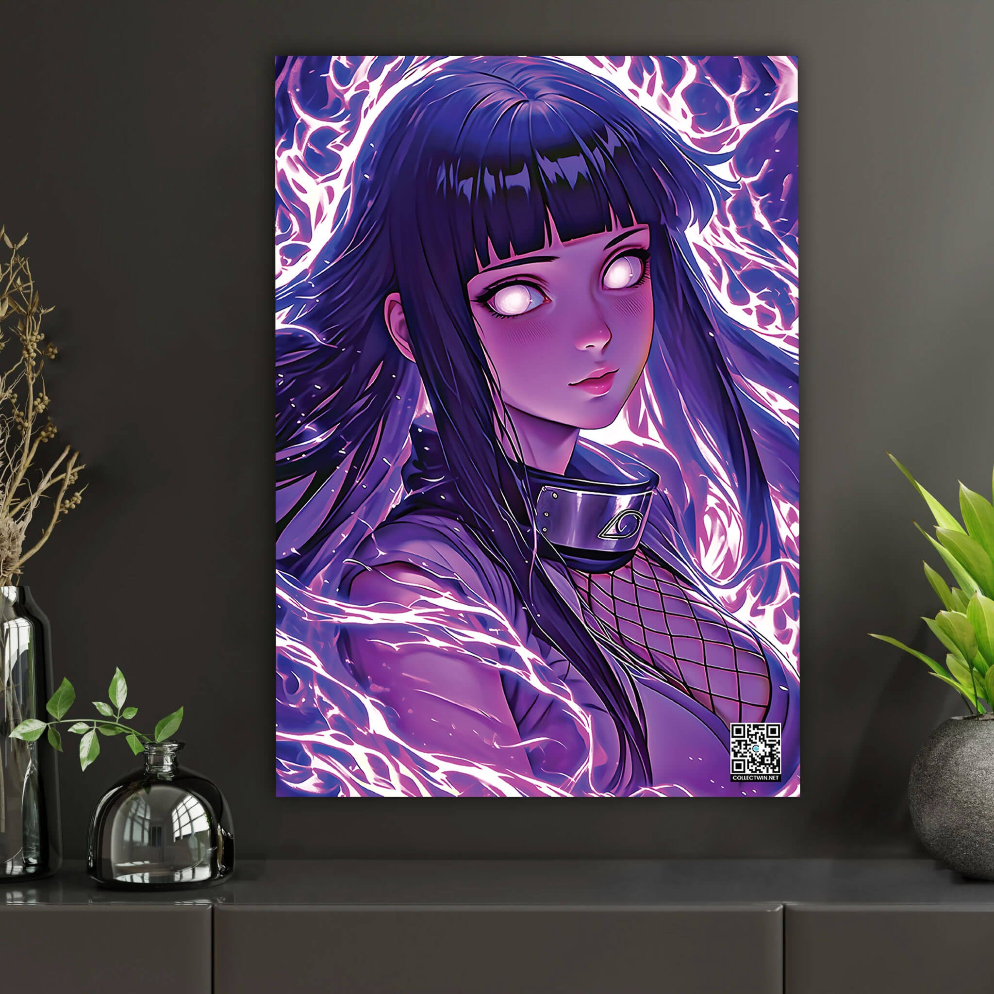 Hinata’s Radiant Aura | Interactive AR Anime Wall Art