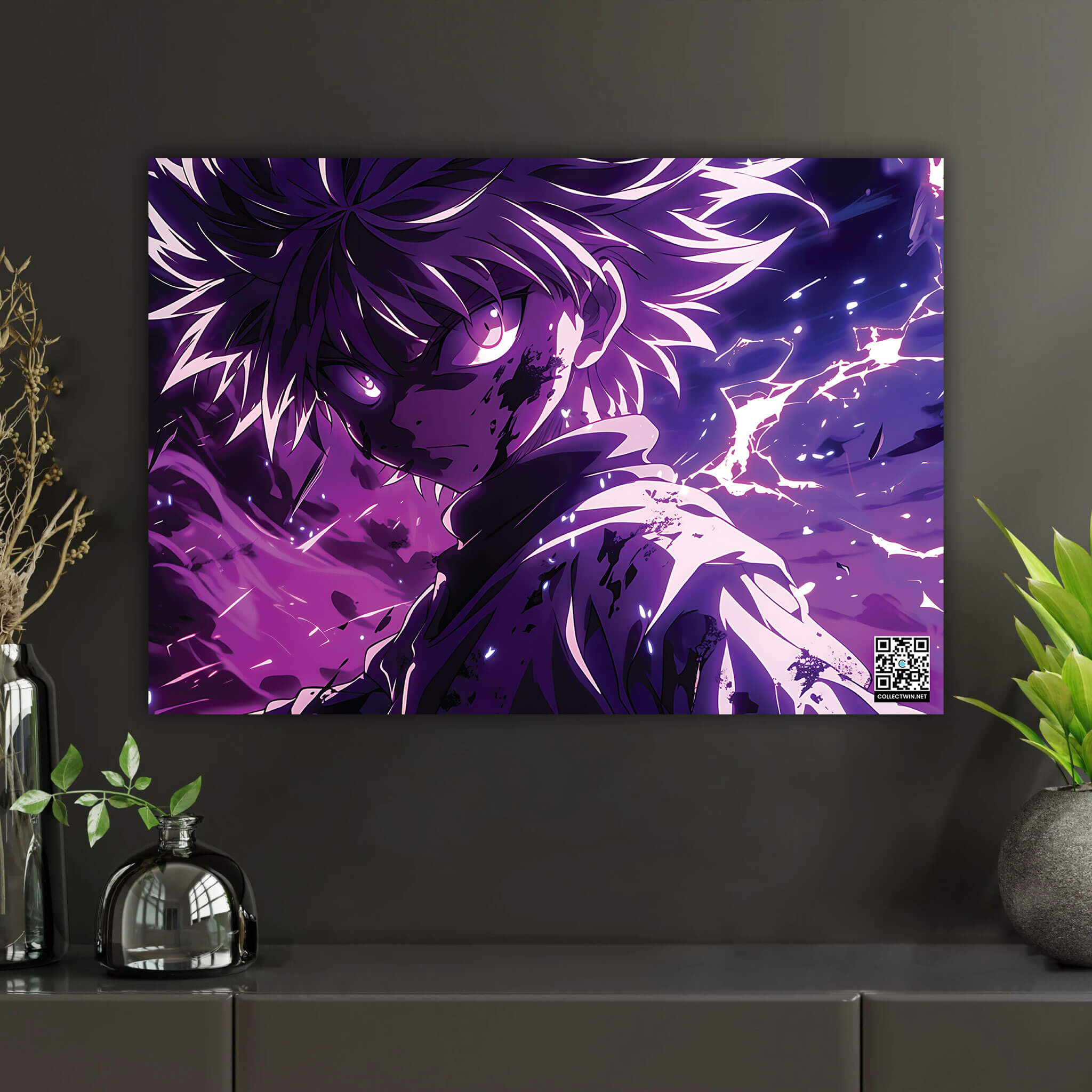 Killua’s Electric Charge | AR Anime Artwork Print