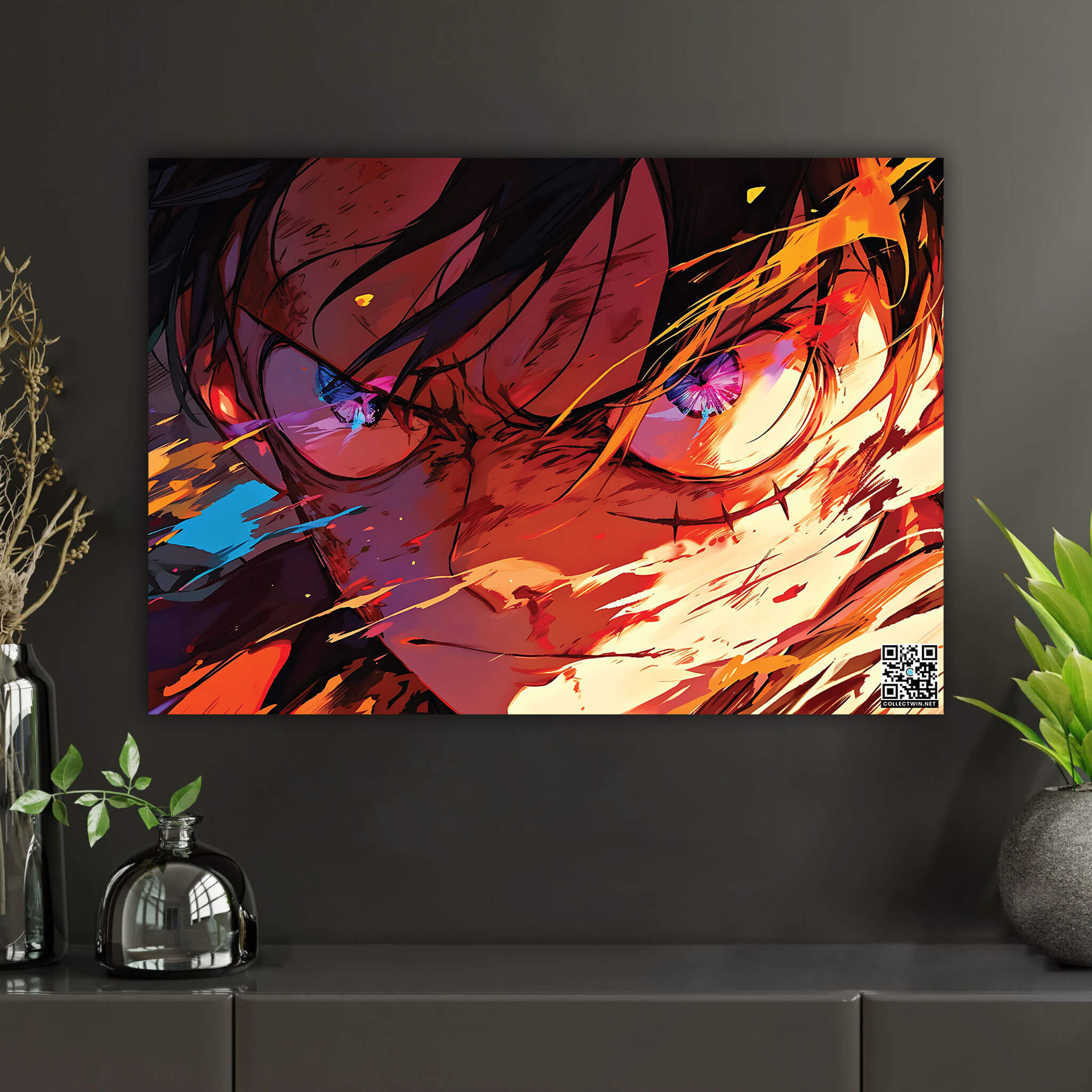 Luffy’s Burning Resolve | Interactive AR Anime Artwork