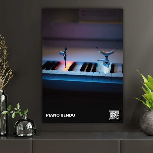 Piano Rendu | AR Animation Art Print by Raphaël Erba