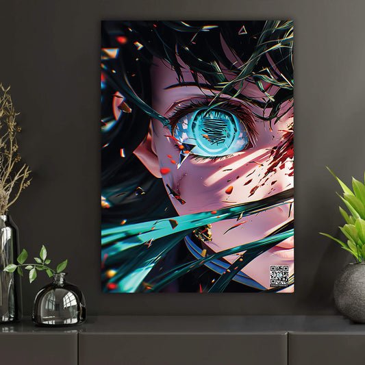 Shattered Resolve | Interactive AR Anime Art Print