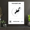 The Heart Line | Interactive AR Art Print by Raphaël Erba