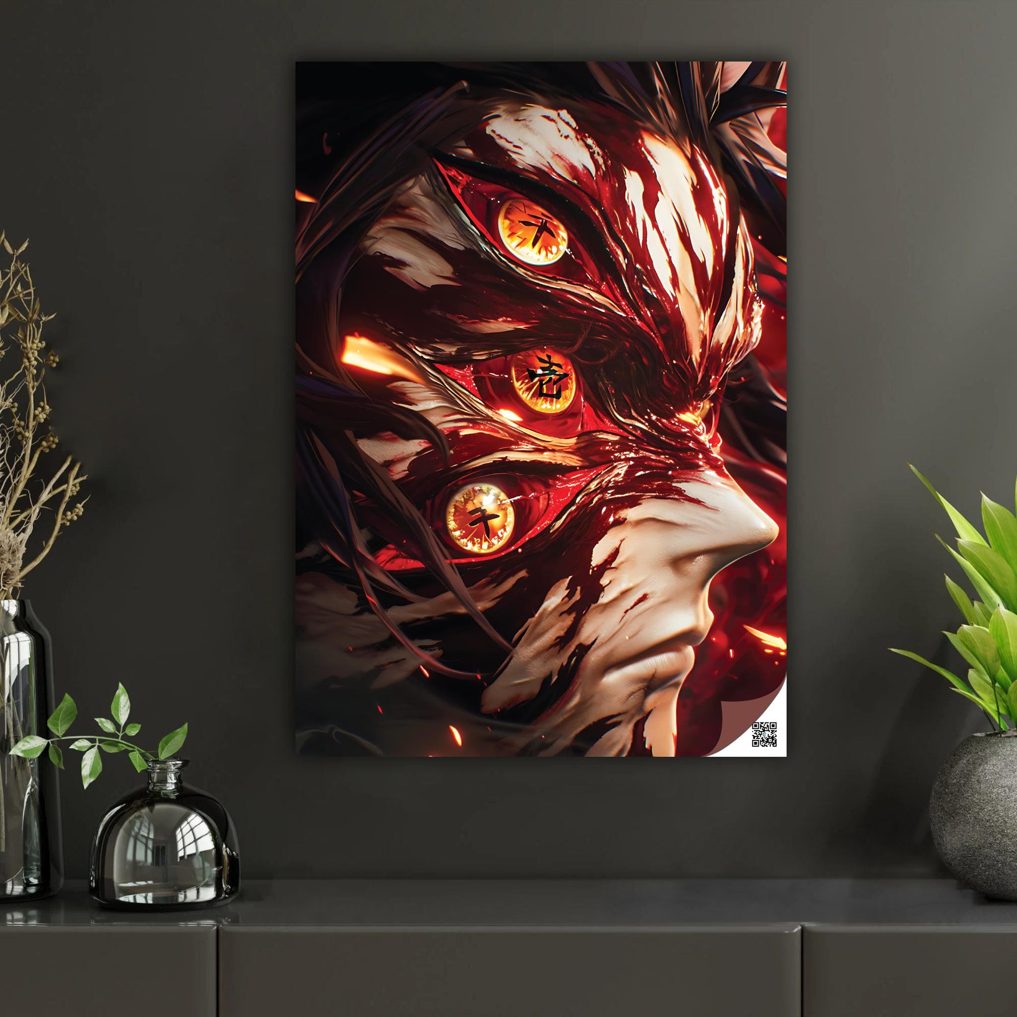 Multiple Eyes of Power | Interactive AR Anime Art