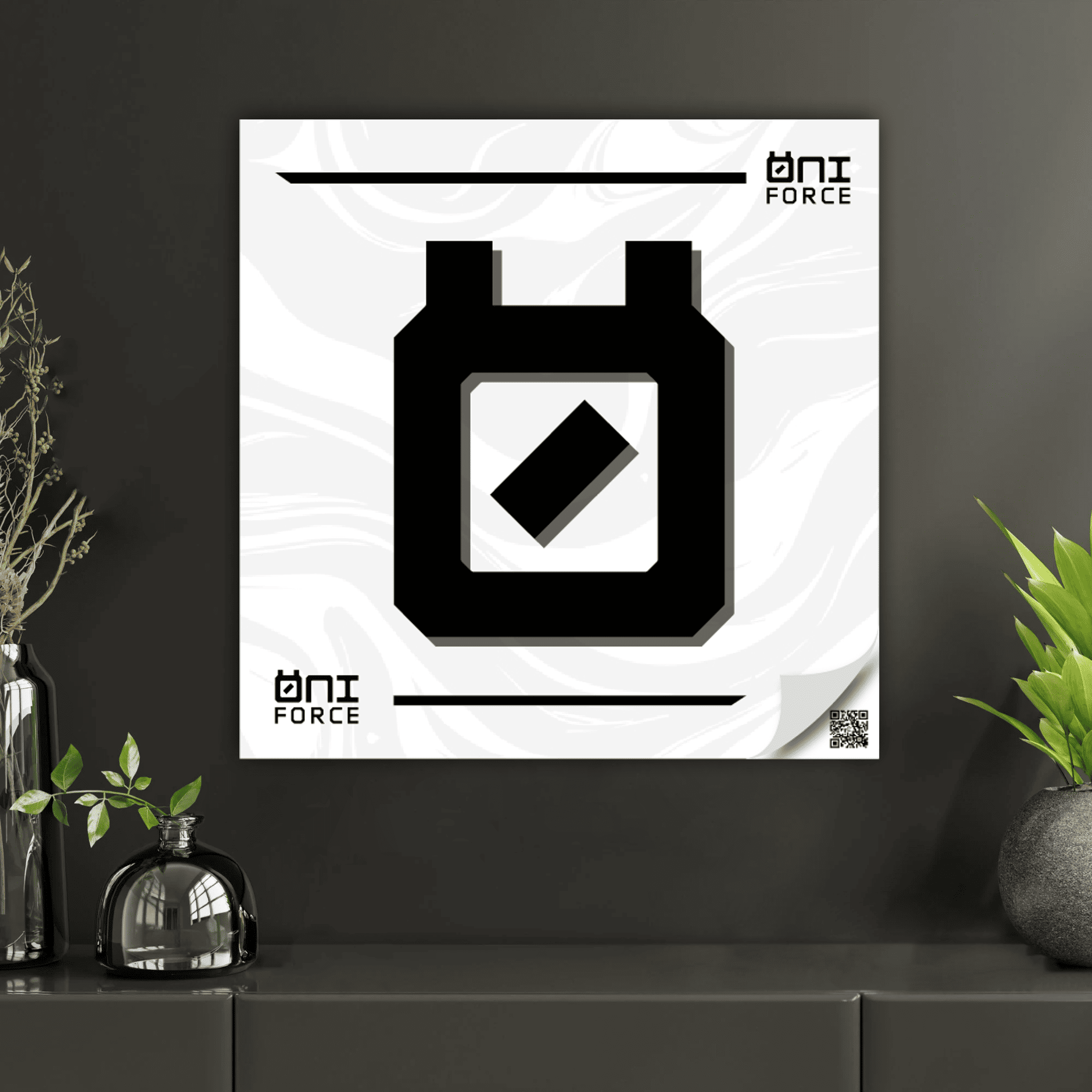 0N1 Force AR Logo Metal Print