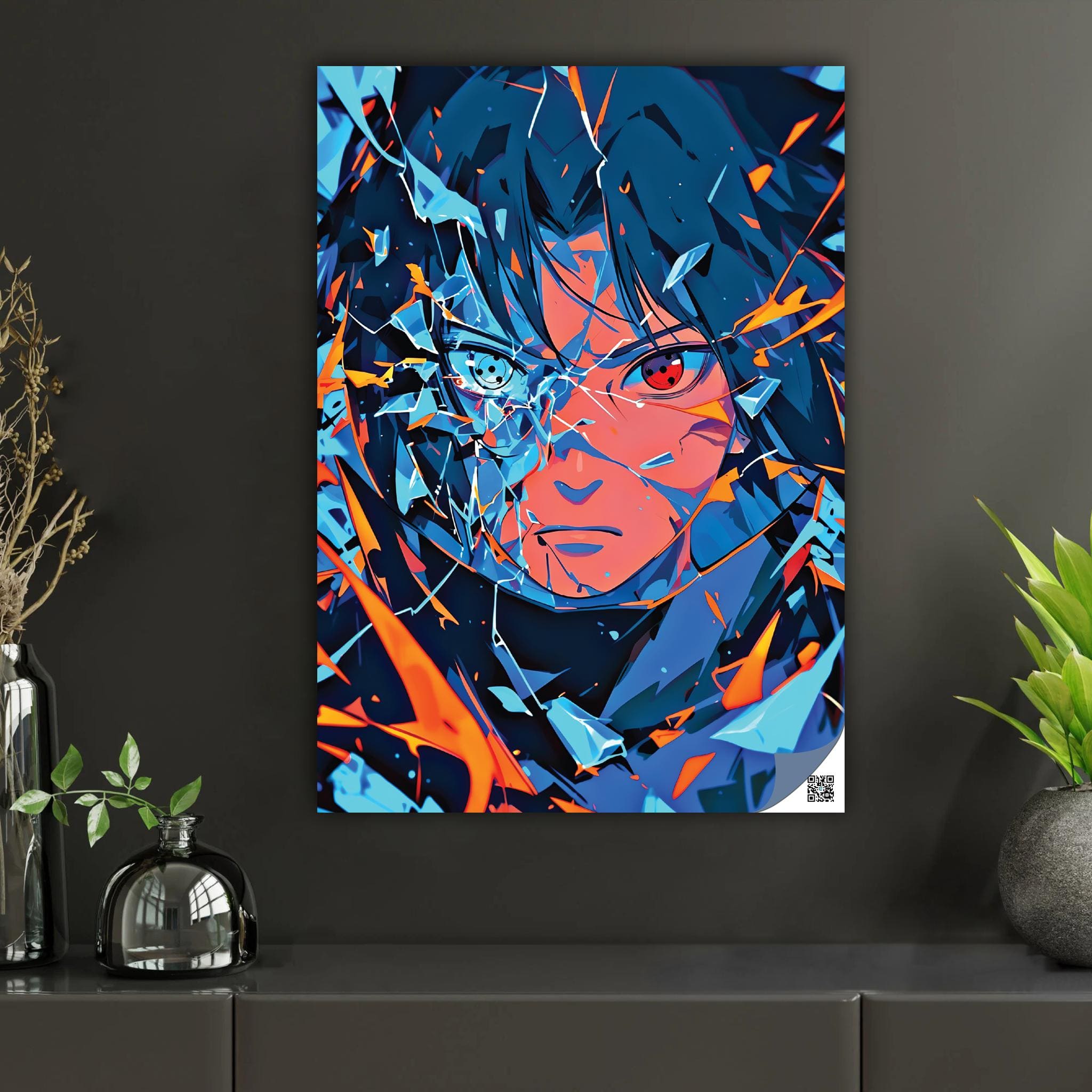 Sasuke’s Shattered Reflection | Interactive AR Anime Art