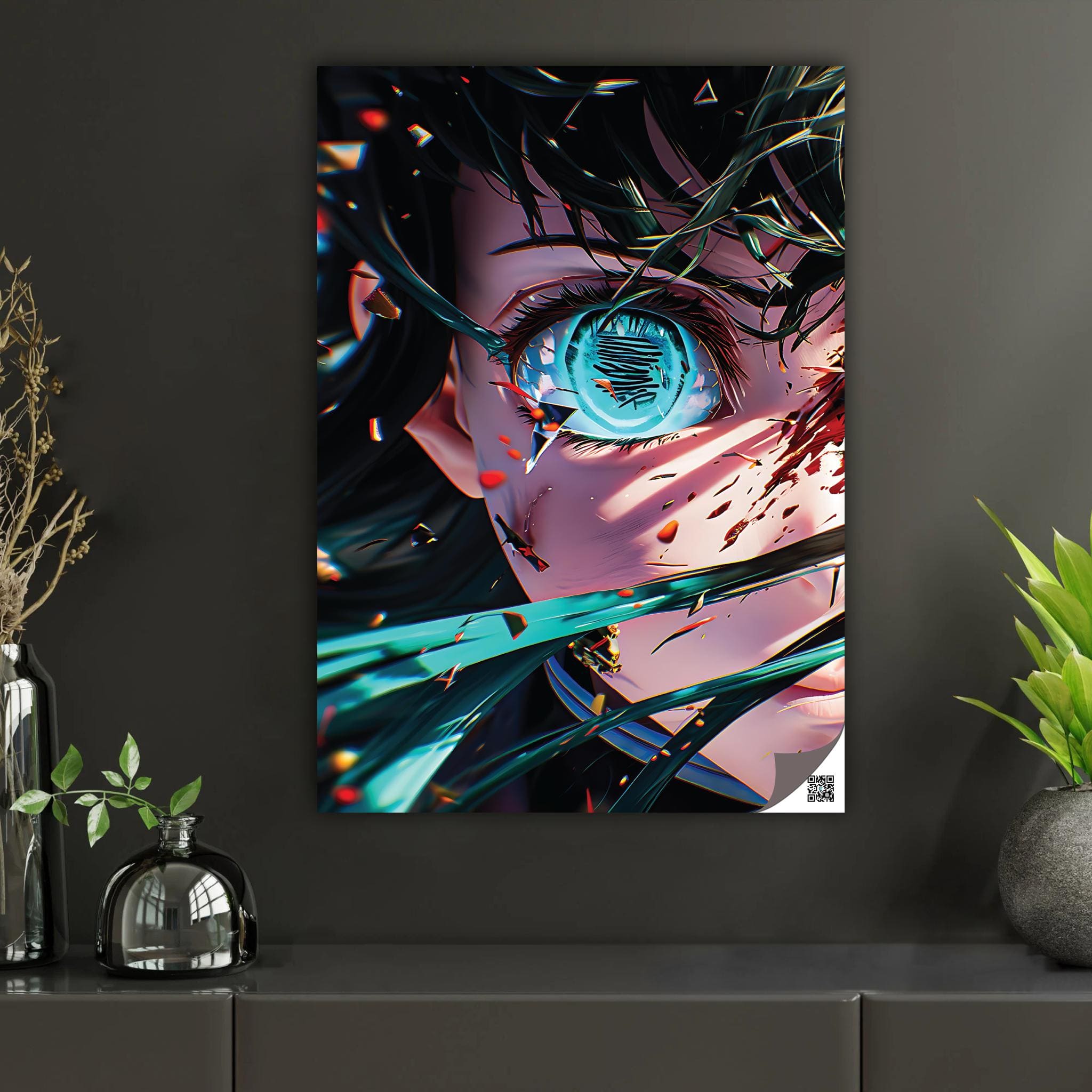 Shattered Resolve | Interactive AR Anime Art Print