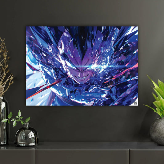 Vegeta’s Blazing Fury | AR Anime Print