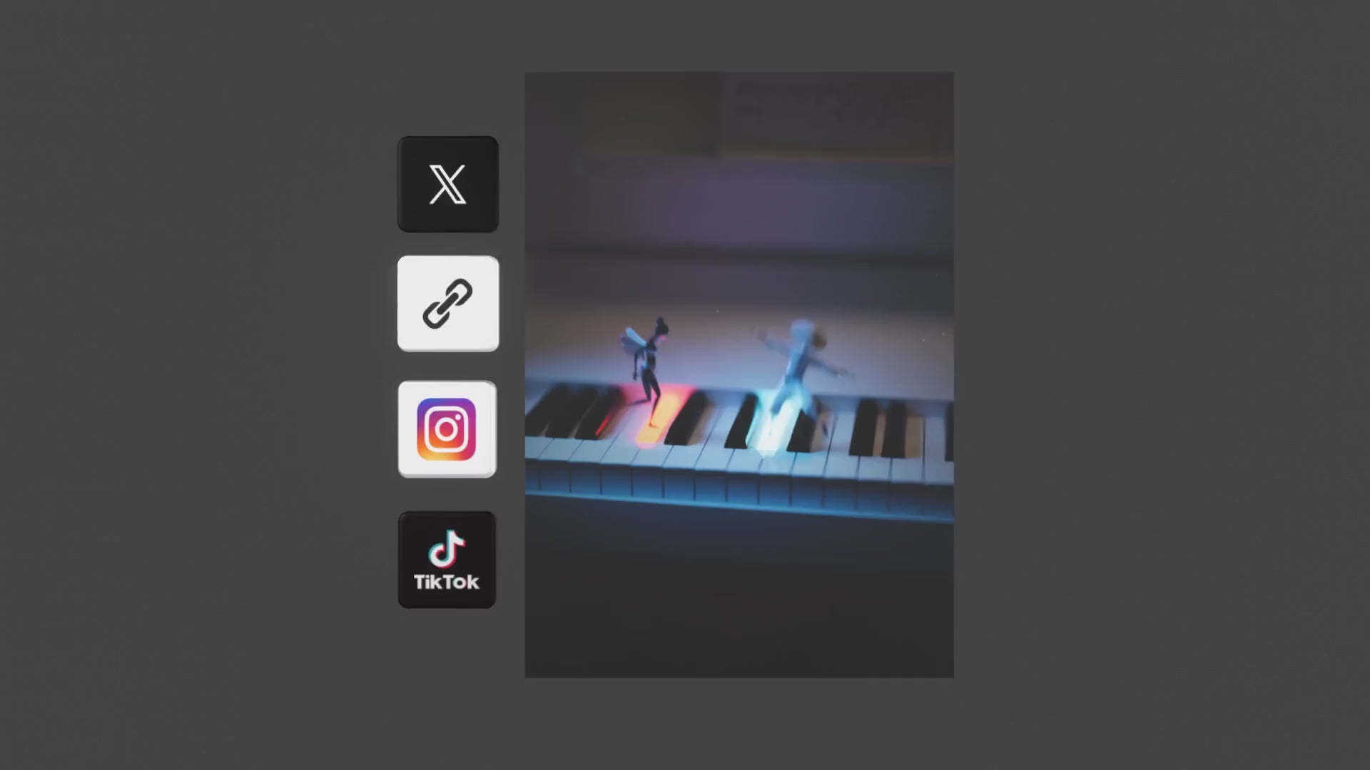 Piano Rendu | AR Animation Art Print by Raphaël Erba