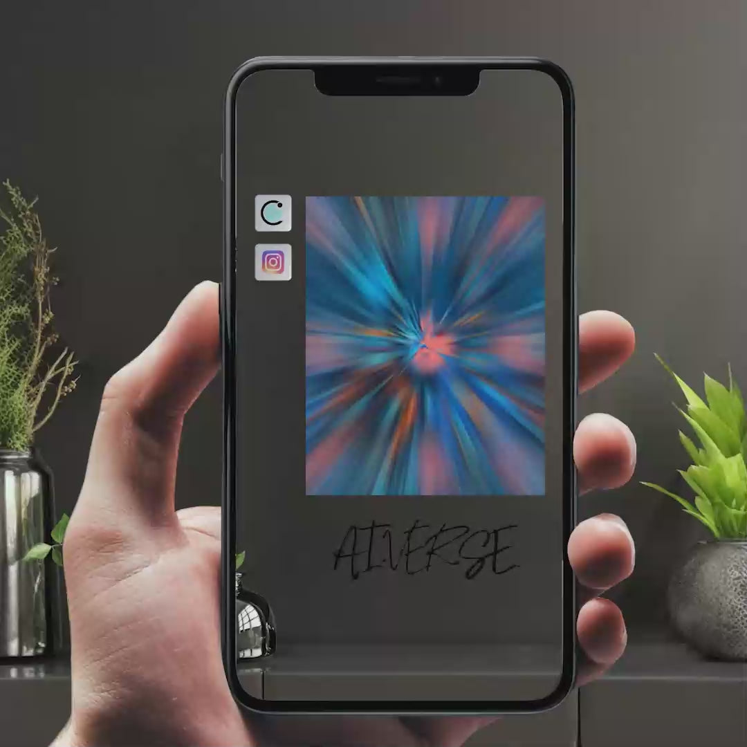 Hinata’s Radiant Aura | Interactive AR Anime Wall Art